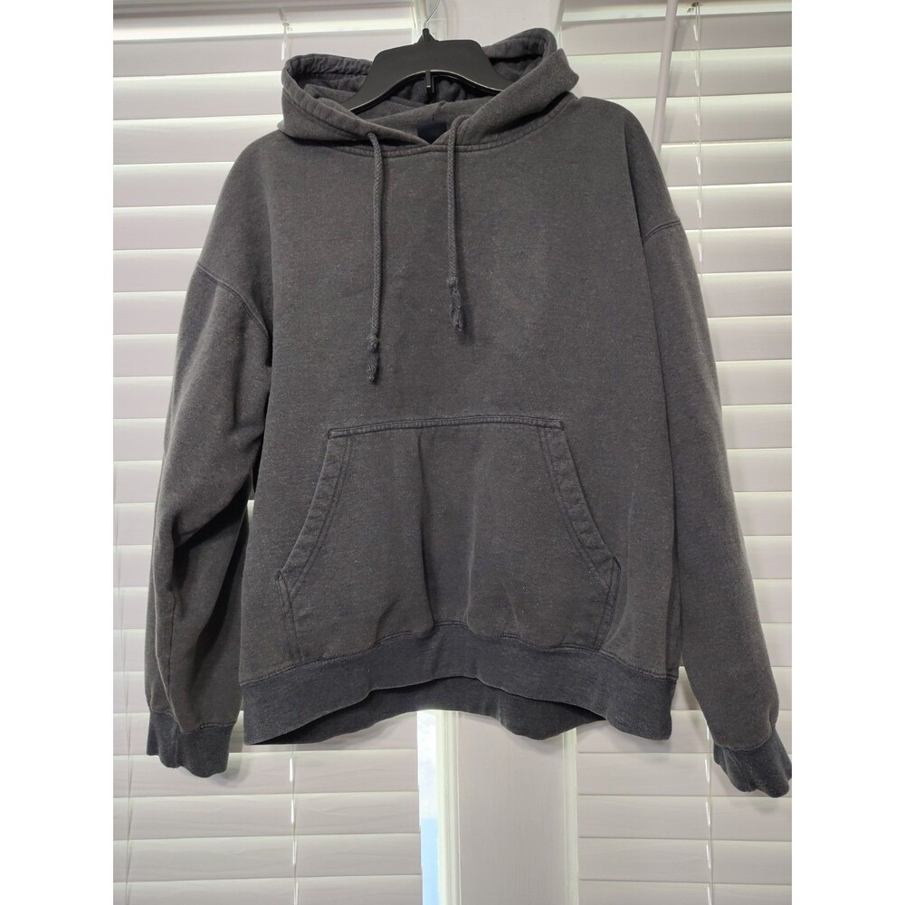 Most Brand Men's Heavyweight Vintage Hoodie Gray Size XL 100% Cotton Sweatshirt